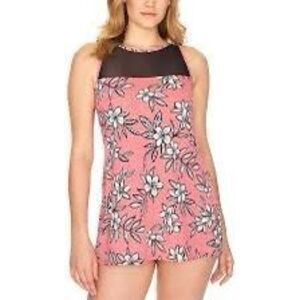 Swim Solutions Women's Catalina Mesh Swim Dress.  Size 10